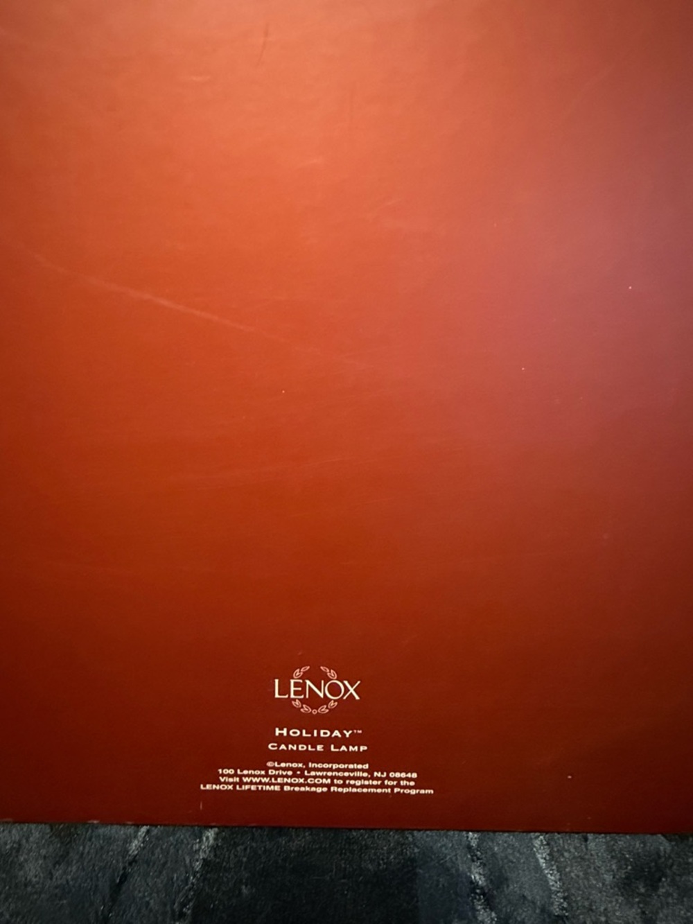 Lenox holiday candle lamp - Picture 8 of 9